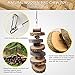 Bird Natural Wood Chew Toy for Grinding Beak,Pet Cage Hanging Apple Wooden Blocks Toys for African Grey Amazon Parrot Cockatiel Parakeet 2-Pcsthumb 1
