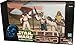 Star Wars 1998 The Power of The Force 3-Pack Movie Scene 4 Inch Tall Action Figure Set - Jabba's Skiff Guards with Klaatu, Barada and Nikto Figures Plus Display Base