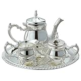 Elegance Silver Mini Coffee 4 pc Set