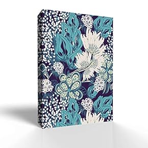 Canvas Wall Art Flower Office Abstract Canvas Painting Wall Poster Decor for Living Room Wooden Framed Home Decorations - 12x18 inches