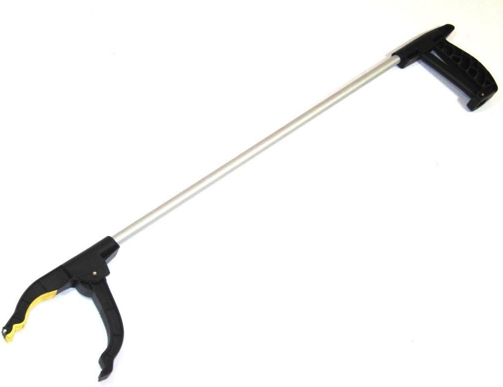 2 Pack 30" Pick Up Tool Aluminum Grabber Reacher w Pistol Grip and Magnetic Tip
