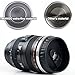 Camera Lens Coffee Mug/Cup With Lid,Photo Coffee Mugs Stainless Steel Travel Lens Mug Thermos TMANGO