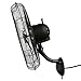 Hurricane Wall Mount Fan - 16 Inch | Pro Series | High Velocity | Heavy Duty Metal Wall Mount Fan for Industrial, Commercial, Residential, and Greenhouse Use - ETL Listed, Black