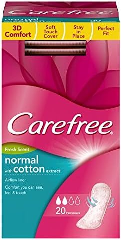 carefree – Salvaslips, algodón fresco aroma X20: Amazon.es: Salud y cuidado personal