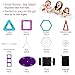 MANVE Magnetic Blocks Building Toys Set, Magnetic Tiles, Educational Toys for Baby/Kids（ 87Pcs DELUXE SET）