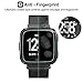 [3-Pack] for Fitbit Versa Screen Protector, Qoolike[9H Hardness] [Crystal Clear] [Scratch Resist] [No-Bubble] Waterproof Tempered Glass Screen Protector for Fitbit Versa Smartwatch