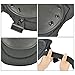 Shootmy Tactical Knee Pads Protection, Flexible, Adjustable, Double Elastic Straps Design, One Size Fit, (Black)