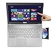 Asus N550JX-DS71T 15.6-Inch Full HD Touchscreen Laptop (Intel Core i7-4720HQ, 8GB DDR3L RAM, 1TB HDD, Windows 8.1), Silver
