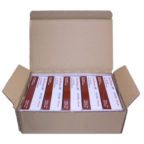 ZeniPower Hearing Aid Batteries Size 312, 50 x 6 Dial Cards = 300 Batteries