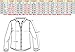 jeansian Men's Slim Loin Tattoo Long Sleeve Dress Shirt Z030 Purple L