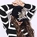 Black Womens Baseball Hat Lace Bling Flower Rhinestone Snapback Hip Hop Cap