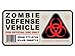 Zombie Defense Vehicle (Bumper Sticker)