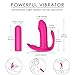 Wearable Vibrator G-Spot and Clitoris Stimulator, Rechargeable Remote Control 9-Speed Masturbation Dildo Toys for Adult, Invisible Vibrating Wand Silicone Vagina Anus Massager for Women Couples (Pink)