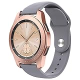 UMTELE Sport Bands Compatible with Galaxy Watch 42mm & Galaxy Watch Active Bands, Soft Silicone Breathable Sport Strap Replacement Wristband with Galaxy Watch Gear S2 Classic/Gear Sport