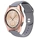 UMTELE Sport Bands Compatible with Galaxy Watch 42mm Band, Soft Silicone Breathable Sport Strap Replacement Wristband for Samsung Galaxy Watch Gray