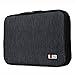 BUBM Universal Electronics Accessories Case Cable organizer Travel Organizer Cord Management Bag Double Layer Black