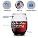1988 30th Birthday Gifts for Women and Men Wine Glass - Funny Vintage Diamond Anniversary Gift Ideas for Him, Her, Husband or Wife. Cups for Dad and Mom. 15 oz Glasses - Red, White Wines - Decorations