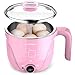 Liven Mini Waffle Maker, 3-in-1 Waffle Maker with Removable Non-Stick Plates, Compact Design, Easy to Clean, Perfect for individuals, On the Go Breakfast, Lunch, Snack, Pink