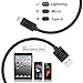 BYZ Charging Cable 6FT iPhone Charger Lightening Cable - 3 pack iPhone Cable USB Sync & Charging Cord for iPhone 7 Plus 7 6S Plus 6 Plus SE 5S 5C 5, iPad 234 Mini, iPad Pro Air, iPod - Black