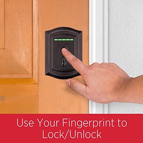 Kwikset Halo Touch Traditional Arched Wi-Fi Fingerprint Smart Lock No Hub Required featuring SmartKey Security in… - Image 2