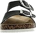 Women's Casual Buckle Straps Sandals Flip Flop Platform Footbed TRENDS SNJ Shoes