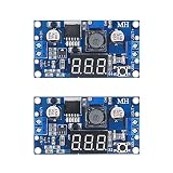 [2-pack] LM2596s Buck Converter DC to DC Step-down Voltage Regulator Power Module 36V 24V 12V to 5V 2A Voltage Stabilizer with LED Display&nbsp;