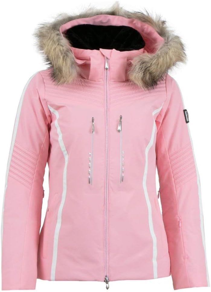 DESCENTE Layla Insulated Ski Jacket with Real Fur Womens