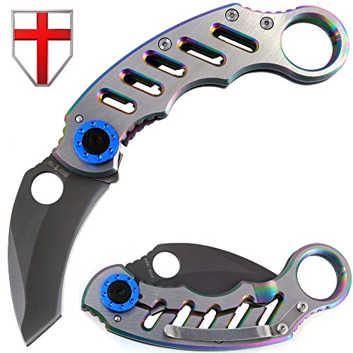 Folding Pocket Knife Karambit Tanto Blade CClaw Combat Steel CSGO