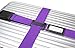 Cross Luggage Strap Adjustable Suitcase Belt Travel Accessories 1Pack #L170 (1Purple)