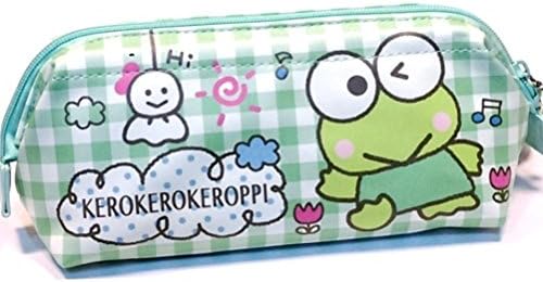 Keroppi Soft PU Leather Pencil Case Cosmetic Bag