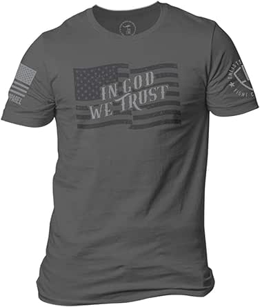 Amazon.com: Enlisted 9 in God We Trust Men's T-Shirt: Clothing