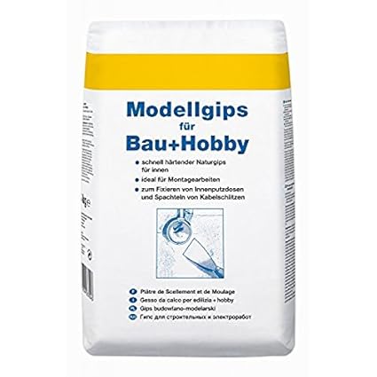 Pufas Modellgips für Bau+Hobby 25,000 KG