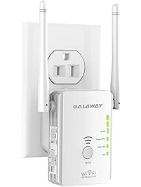 [Upgraded 2018]&nbsp;Galaway 300Mbps Mini WiFi Range Extender&nbsp;360 Degree Full Coverage External Antenna High Gain Dual Band Range Extender