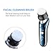 Hatteker Professional Electric Shaver Razor For Men 4 in 1 Beard Trimmer Wet Dry Rotary Shaver Cordless Hair Trimmer Nose Hair Trimmer Facial Cleaning Brush Waterproof USB Rechargeable Best Gift