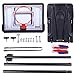 PEXMOR Basketball Hoop Portable Adjustable Height Poolside Basketball Stand System for Youth Kids Teenagers Indoor Outdoor with 32