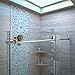 DreamLine Enigma-X 44-48 in. W x 76 in. H Fully Frameless Sliding Shower Door in Brushed Stainless Steel, SHDR-61487610-07