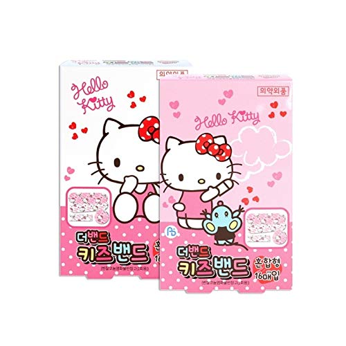 vendas de cinta de primeros auxilios de hello kitty band de sanrio: 32 piezas 