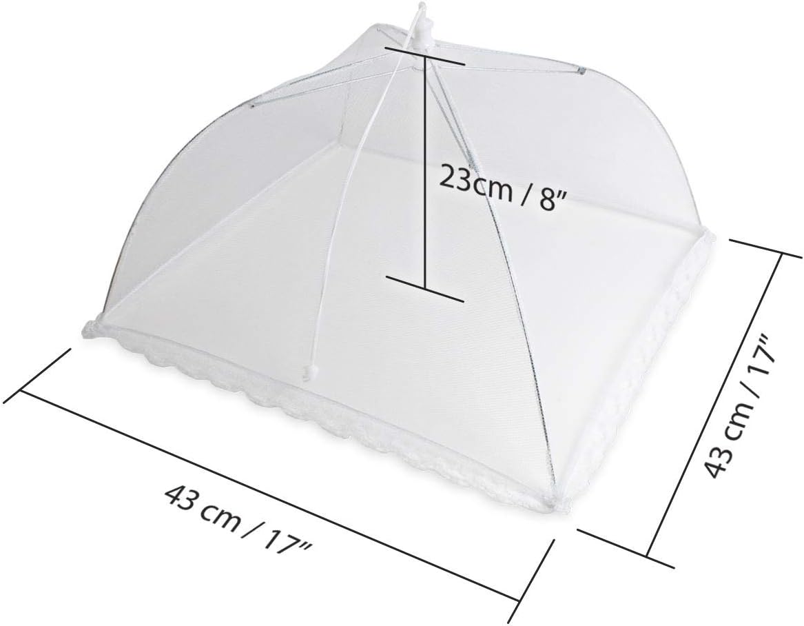 iGadgitz Home U6919, Polyester Mesh Food Covers Collapsible Food Umbrella Reusable Food Net, Food Protector - Image 3