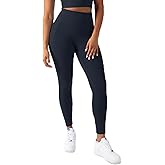 YITTY Active Women's Ultraluxe High-Waist Pocket Legging, Athleisure, 4-Way-Stretch, Deep Navy, XXL/1X, Regular | 27" Inseam