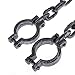 Plastic Prison Wrist Shackles Handcuffs Chain Links Toys for Halloween Haunted Home Cosplay Costume Party Decoration Prop Supplies