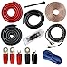 SoundBox 0 Gauge Amp Kit Amplifier Install Wiring Complete 0 Ga Installation Cables 5000W primary