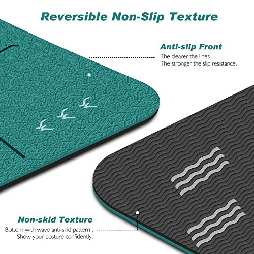 TOPLUS-Yoga-Mat-Classic-14-Inch-Thick-Pro-Yoga-Mat-Eco-Friendly-Non-Slip-Fitness-Exercise-Mat-with-Carrying-Strap-Workout-Mat-for-Yoga-Pilates-and-Floor-Exercises