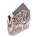 Covelin Women's Vintage Clutch Handbag Flower Beaded Evening Tote Bag Hot Blue