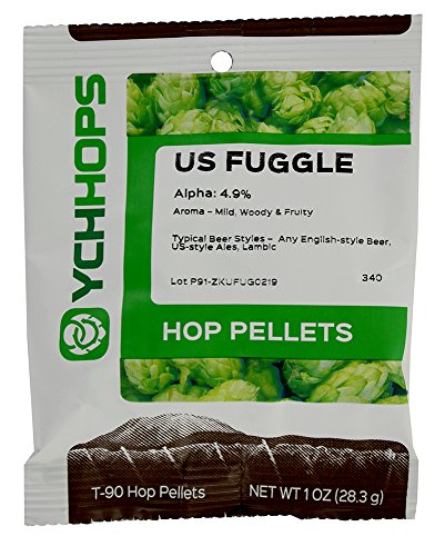 Hopunion US Hop Pellets for Home Brew Beer Making (US Fuggle) 1oz