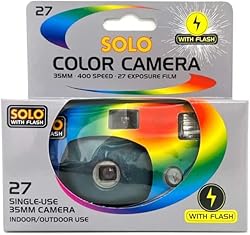 Solo Single-Use 35mm Film Camera with Flash