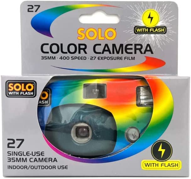 Solo Single-Use 35mm Film Camera with Flash