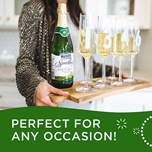 Welch's Sparkling White Grape Juice Cocktail, NonAlcoholic, 25.4 Ounce