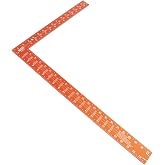 Klein Tools 935FSQ Framing Square, 24-Inch x 16-Inch, L Shape Carpenter Square Tool for Woodworking with Laser Etched Rafter Tables and Octagon Scales