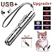 GO! On The Rechargeable Upgrade Pet Training Exercise Chaser Tool, 3 Mode,7-in-1 Cat Light Toy+A Small Pet Tag
