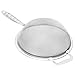 9” Fine Mesh Strainer with Sturdy Handle - Fine Mesh Sieve Ideal for Baking, Rice, Quinoa, Bone Broth